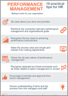Infographic: Performance management - 10 practical tips for HR