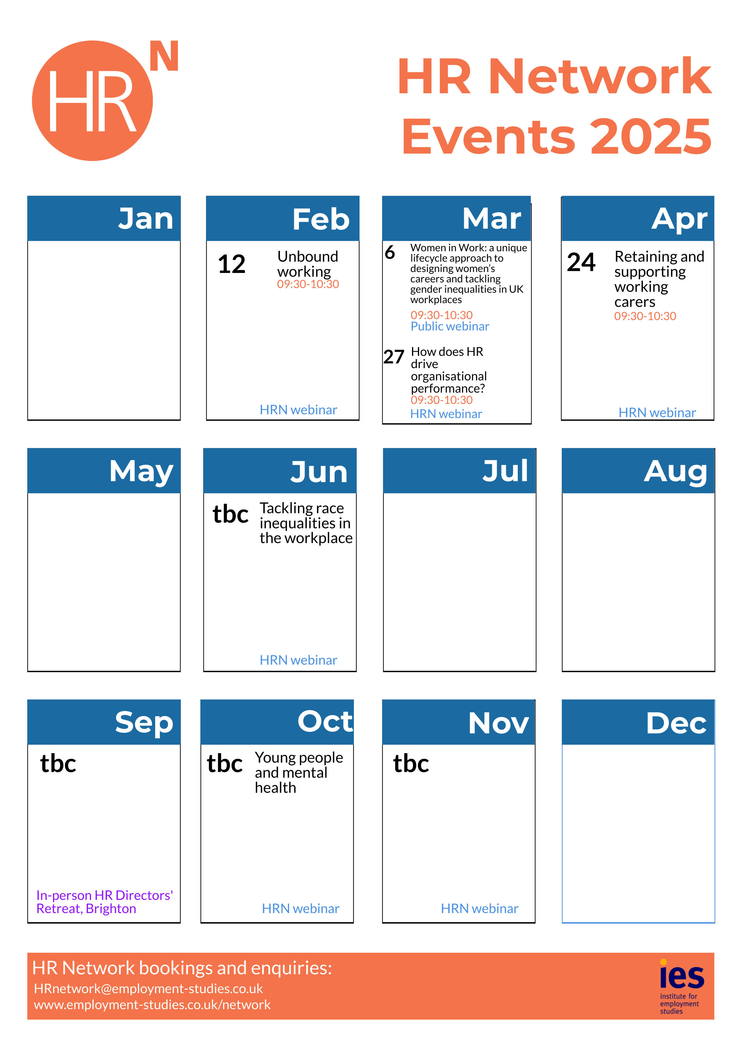 HR Events Calendar