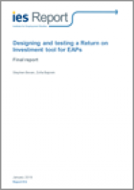 Designing and testing a return on investment tool for EAPs