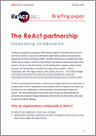 Briefing paper 6 - ReAct collaboration