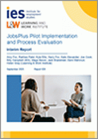 JobsPlus evaluation report cover