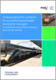 Understanding the conditions for successful mental health training for managers 