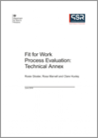 Fit for Work process evaluation: Technical Annex