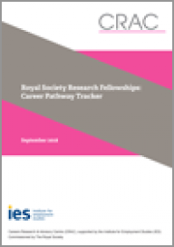 Royal Society Research Fellowships: Career Pathway Tracker