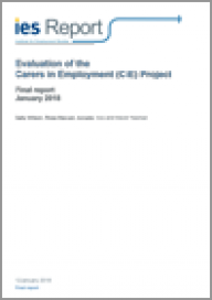 Evaluation of the Carers in Employment (CiE) Project: final report