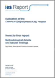 Evaluation of the Carers in Employment (CiE) Project: Methodological details and tabular findings