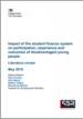Impact of the student finance system on participation, experience and outcomes of disadvantaged young people