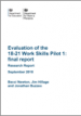 Evaluation of the 18-21 Work Skills Pilot 1 Evaluation of the 18-21 Work Skills Pilot 1
