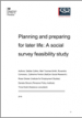 Planning and preparing for later life: A social survey feasibility study