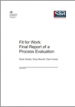 Fit for Work: Final report of a process evaluation 
