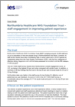 Northumbria Healthcare NHS Foundation Trust - staff engagement in improving patient experience
