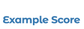 Example Score