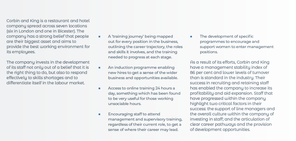 Corbin and King is a restaurant and hotel company spread across seven locations (six in London and one in Bicester)     