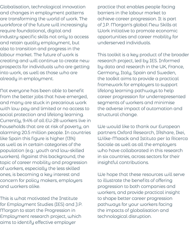 Globalisation, technological innovation and changes in employment patterns are transforming the world of work  The wo   