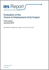 Evaluation of the Carers in Employment project Evaluation of the Carers in Employment project